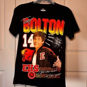 Disney Black high school musical Graphic Tee